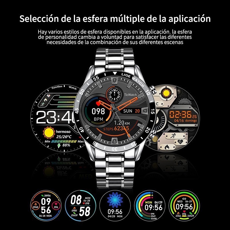 Smartwatch Casual Masculino À Prova De Água - Imagem 17