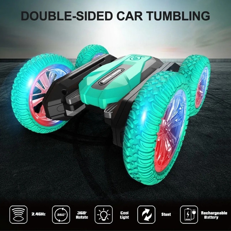 Crianças Stunt Car Boy Gd99 Rc 2.4g 360 ° Rotação - Imagem 12