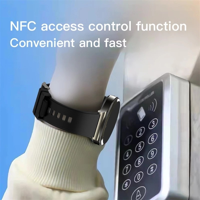 Para Huawei Xiaomi Novo Nfc Bluetooth Impermeável Relógio In - Imagem 4