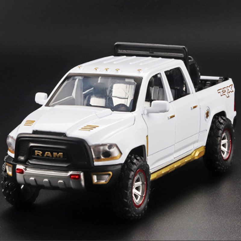 Caminhões De Brinquedo Infantis Ram Trx Metal Com Luz E Som - Imagem 16
