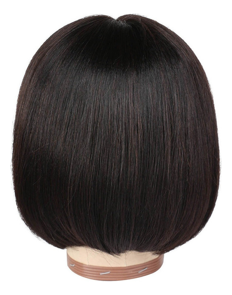 Peruca Cabelo Humano Curto Bob Lisa 25cm - Imagem 4