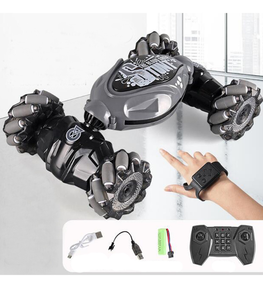 Stunt Car Carrinho Stunt Com Controle Remoto Gesto Sensor - Imagem 9