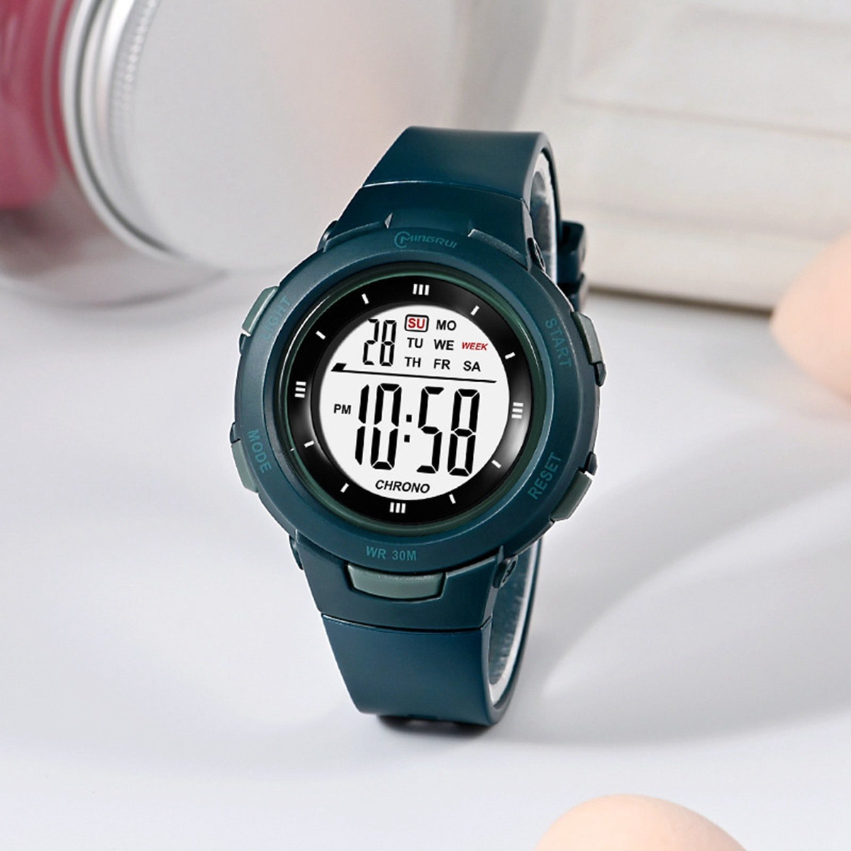 Meninos Girls Digital Watch Electro Impermeável Ao Ar Livre - Imagem 63