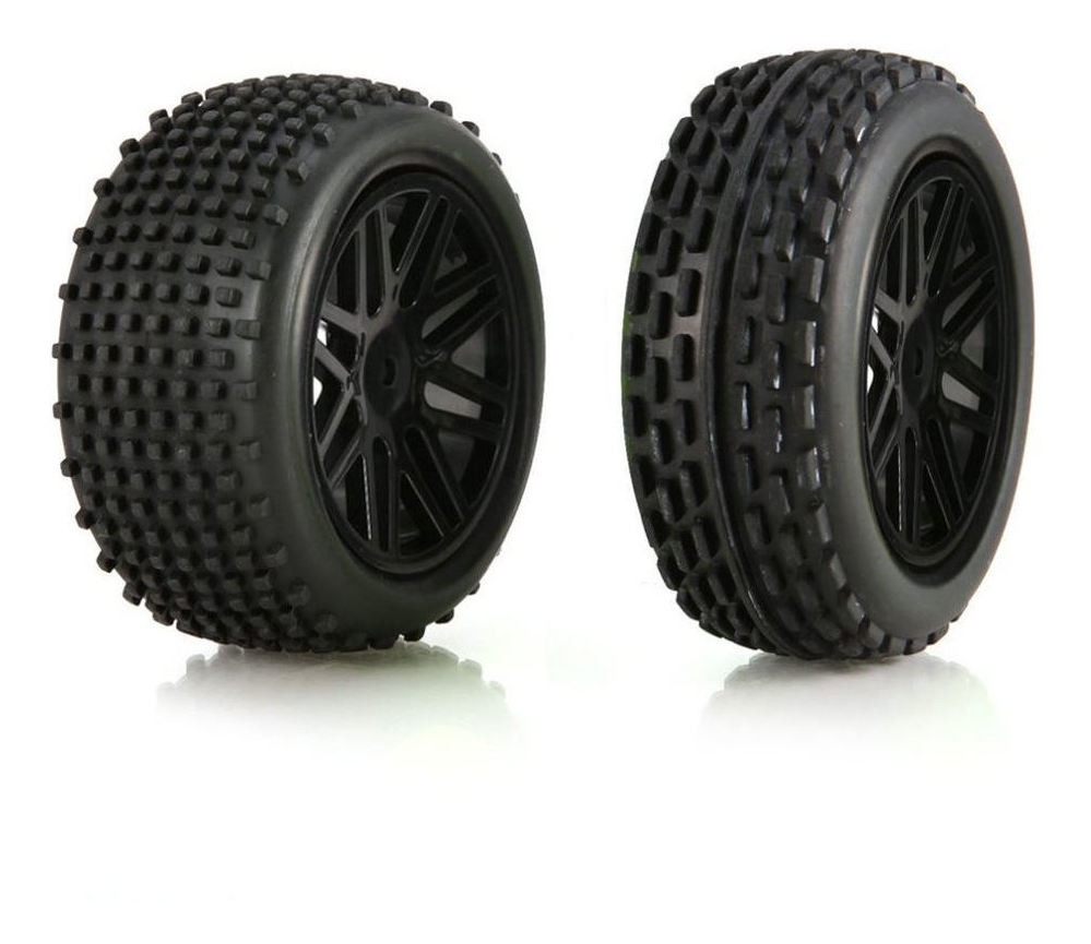 Pneus De Roda Universal 2x4pcs Para Wltoys 1/10 Truck Diy - Imagem 4