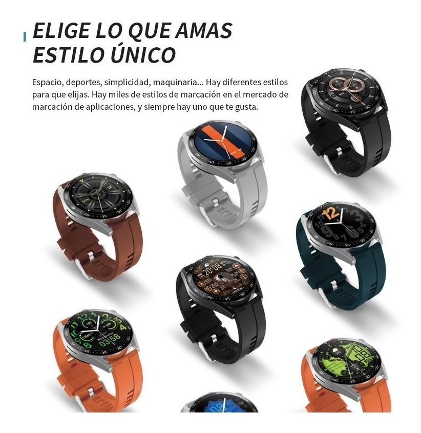 Novo Smartwatch Hw28 Bluetooth +nfc+phone, Verde - Imagem 10