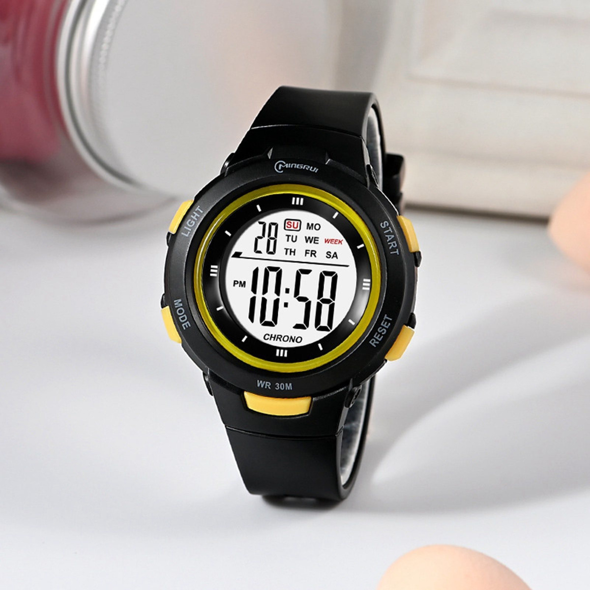 Meninos Girls Digital Watch Electro Impermeável Ao Ar Livre - Imagem 47