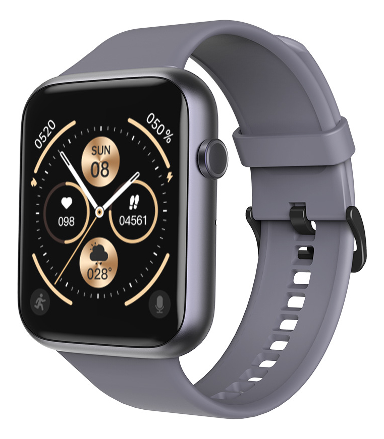 Relógio Ip68 Smartwatch 1.83, Caixa Cinza Carbono, Malha De - Imagem 5
