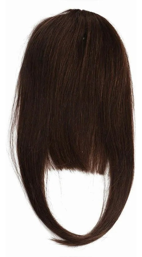 Aplique Tic Tac Franja 100% Cabelo Humano Virgem Liso 2unds - Imagem 9