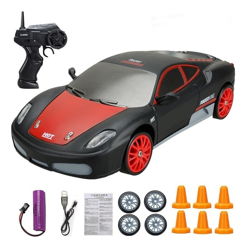 2.4g Drift Rc Car 4wd Rc Drift Control Toy Car - Imagem 11