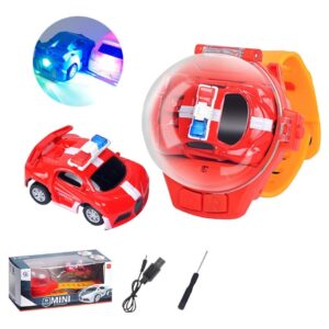 Mini Relógio Infantil Carro De Brinquedo Com Luzes Presente
