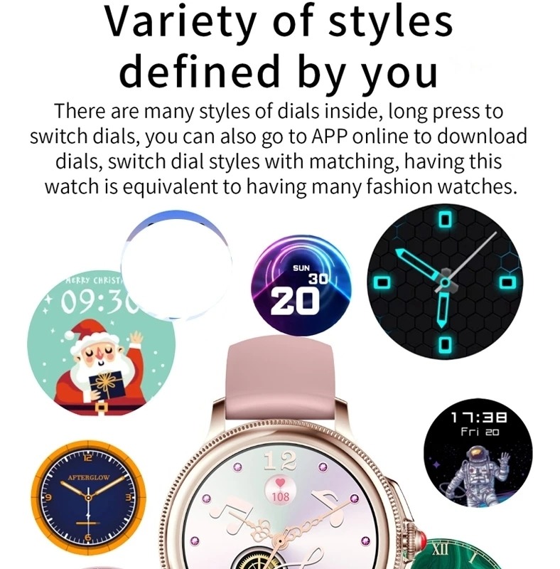 Smartwatch Feminino Bluetooth Call Sport Cf96 - Imagem 4