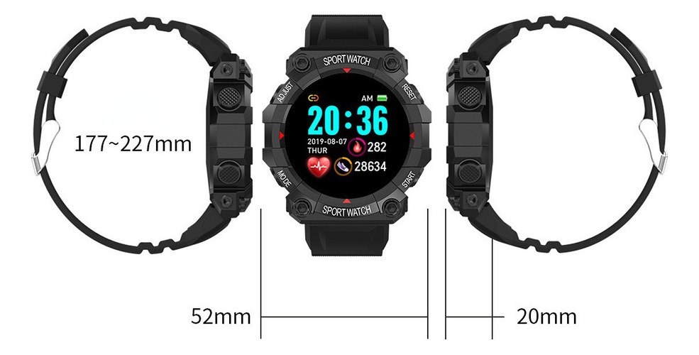 Kit 5 Smartwatches Fd68 Tela Redonda Relógios Atacado - Imagem 5