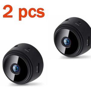 Mini Câmera Espiã Wifi Hd Bateria Sem Fio 2 Pieces