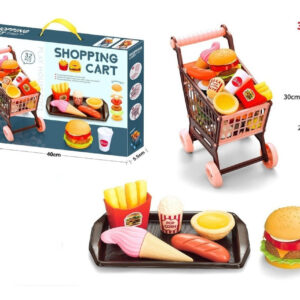 Kit 32 Cozinha Infantil Brinquedo Hambúrguer Dim Sum