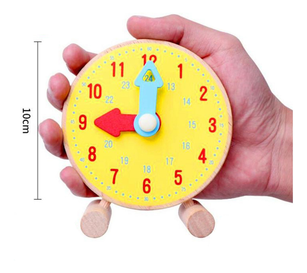 Aprenda A Contar As Horas Pré-escola Ensino Relógio Modelo - Imagem 6
