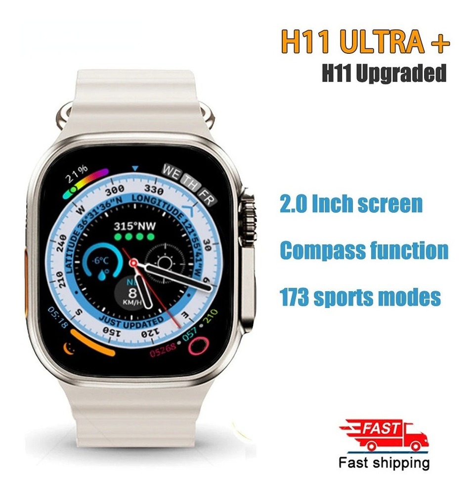 Smartwatch Atualizado H11 Ultra Plus Iwo Série 8 C