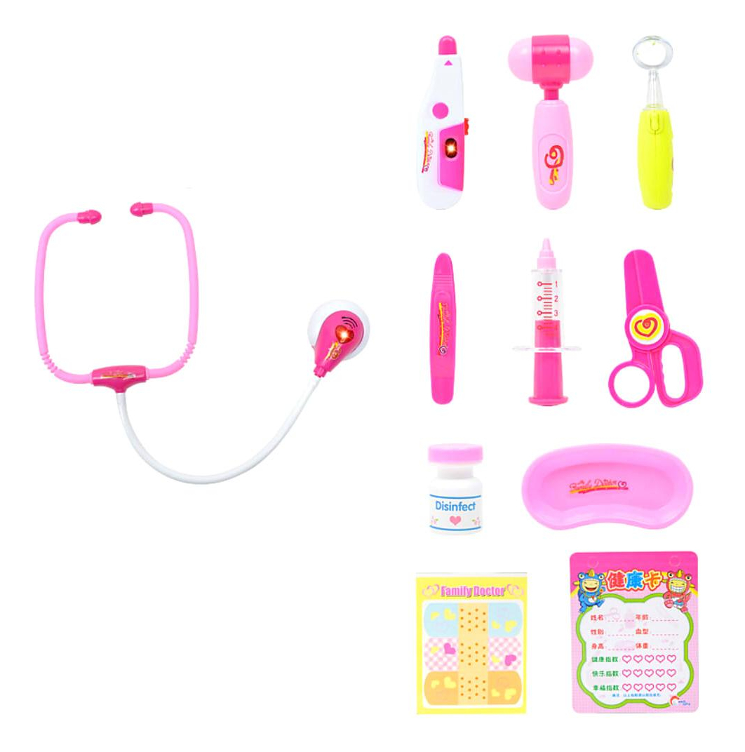 Enfermeira Doutora Brincando Estojo Brinquedos Com Luz E Som - Imagem 3