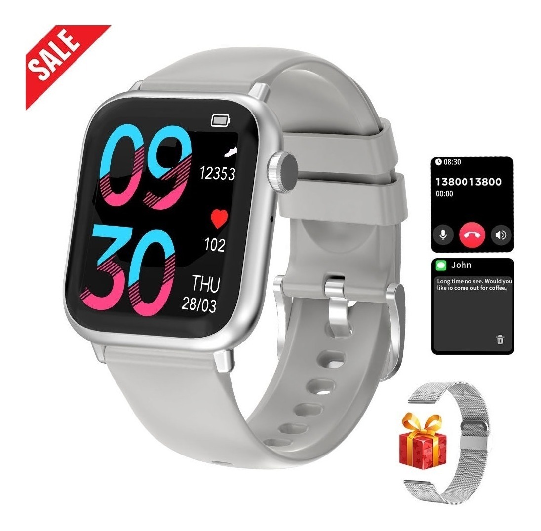 1.83 Smartwatch Feminino, À Prova D'água, Telefone