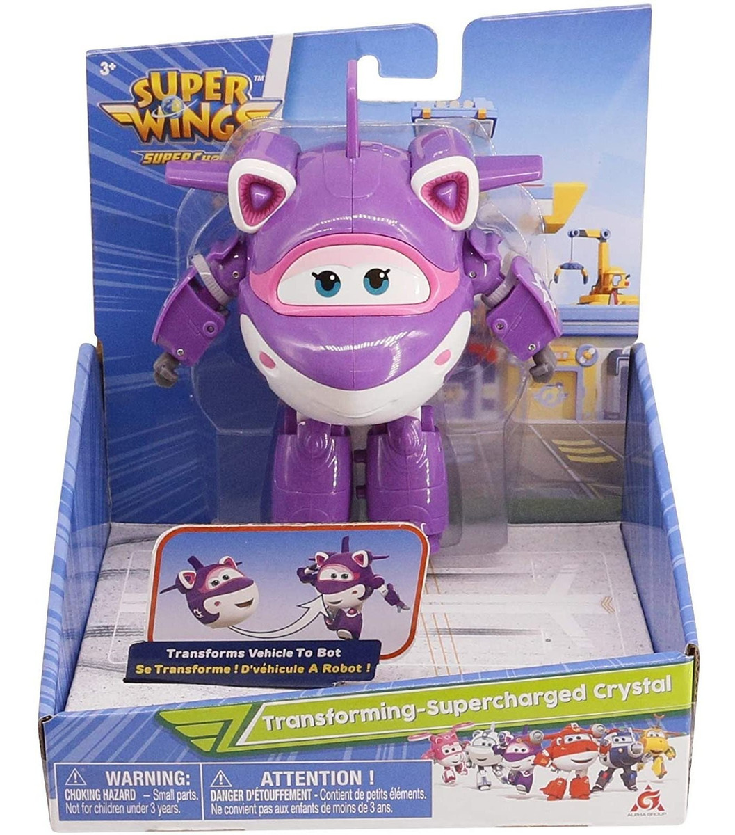 Super Wings 5 Transformando Avião De Cristal Supercharged - Imagem 3