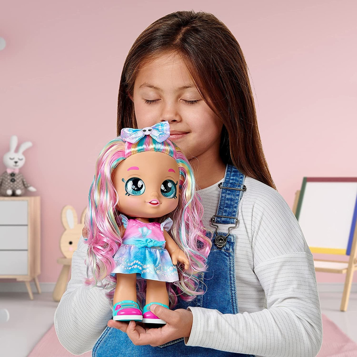 Boneca Infantil Infantil Kindi Perfumada Irmãs Pré-escolares - Imagem 3