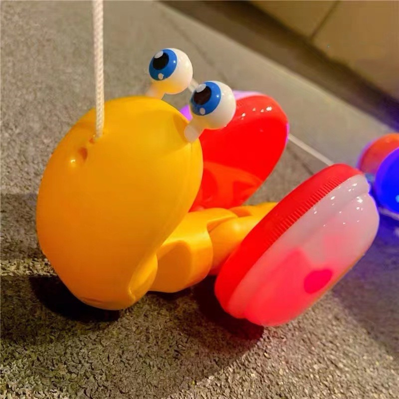 Brinquedo De Caracol De Corda Infantil Com Luz E Música - Imagem 8