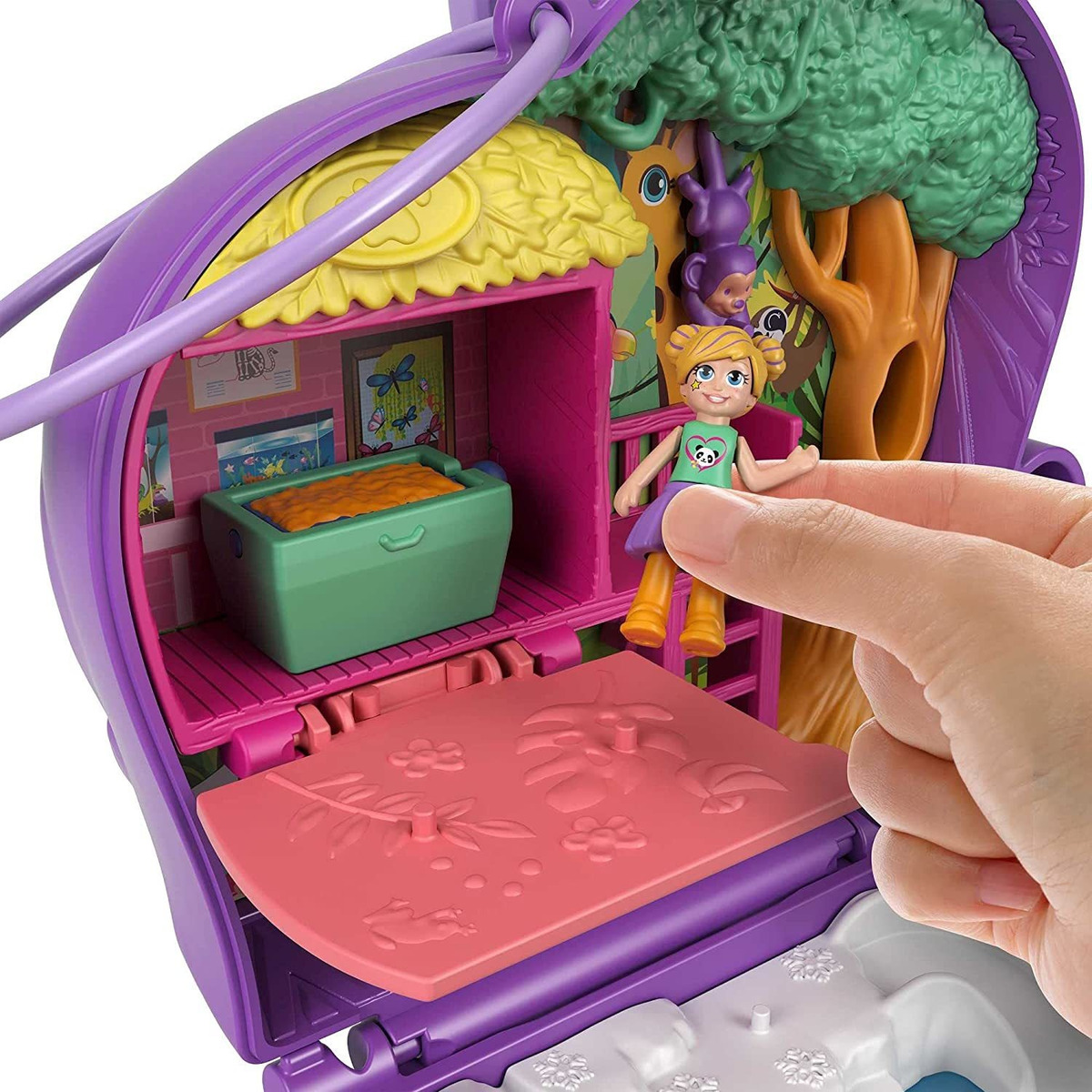 Tema De Animal Compacto Polly Pocket Elephant Adventure Com - Imagem 3