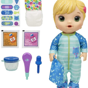 Bebê Baby Alive Mix My Medicine Baby Doll Kittycat Pijamas