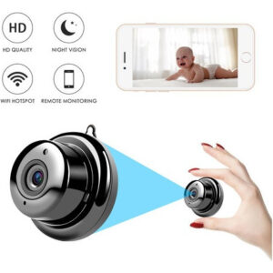Mini Camera Espiã Wifi Ip Discreta Via App Celular Portatil