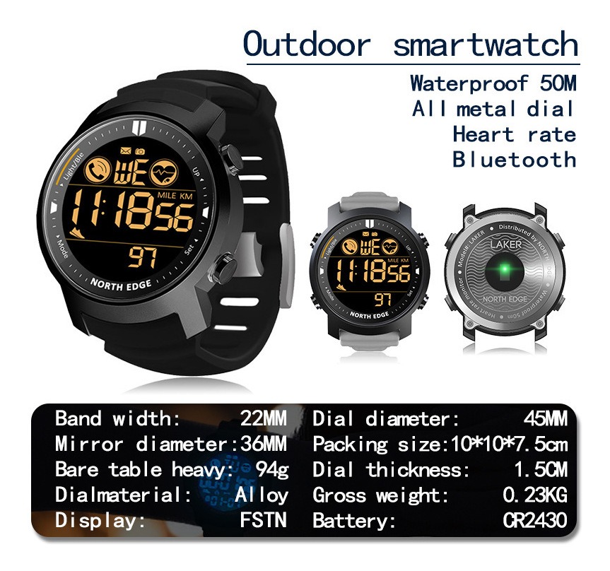 Smartwatch Natação Prova D'água Frequência Cardíaca - Imagem 6