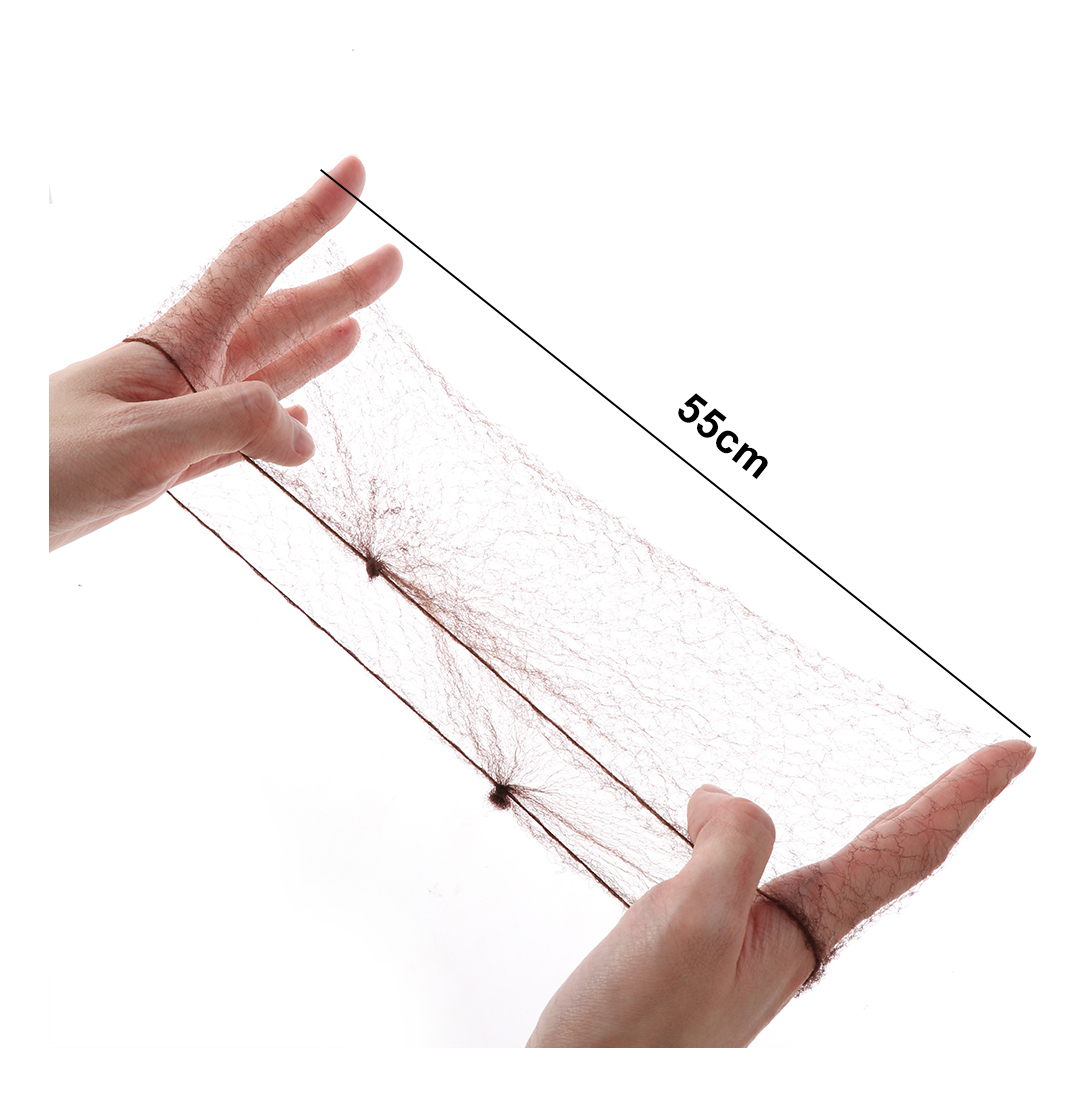 Rede De Peruca De Malha Fina Invisible Hair Nets Bun Coverne - Imagem 9
