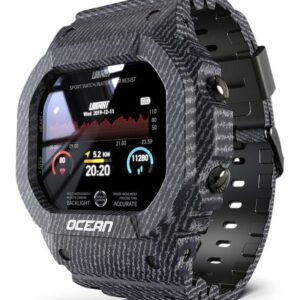 Lokmat Ocean Sports Smart Watch Ip68 Fitness À Prova D'água