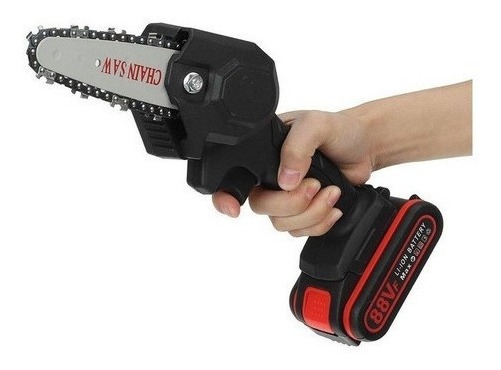 Bateria Mini Serra Elétrica Motoserra De 1200 W De 6 Polegad