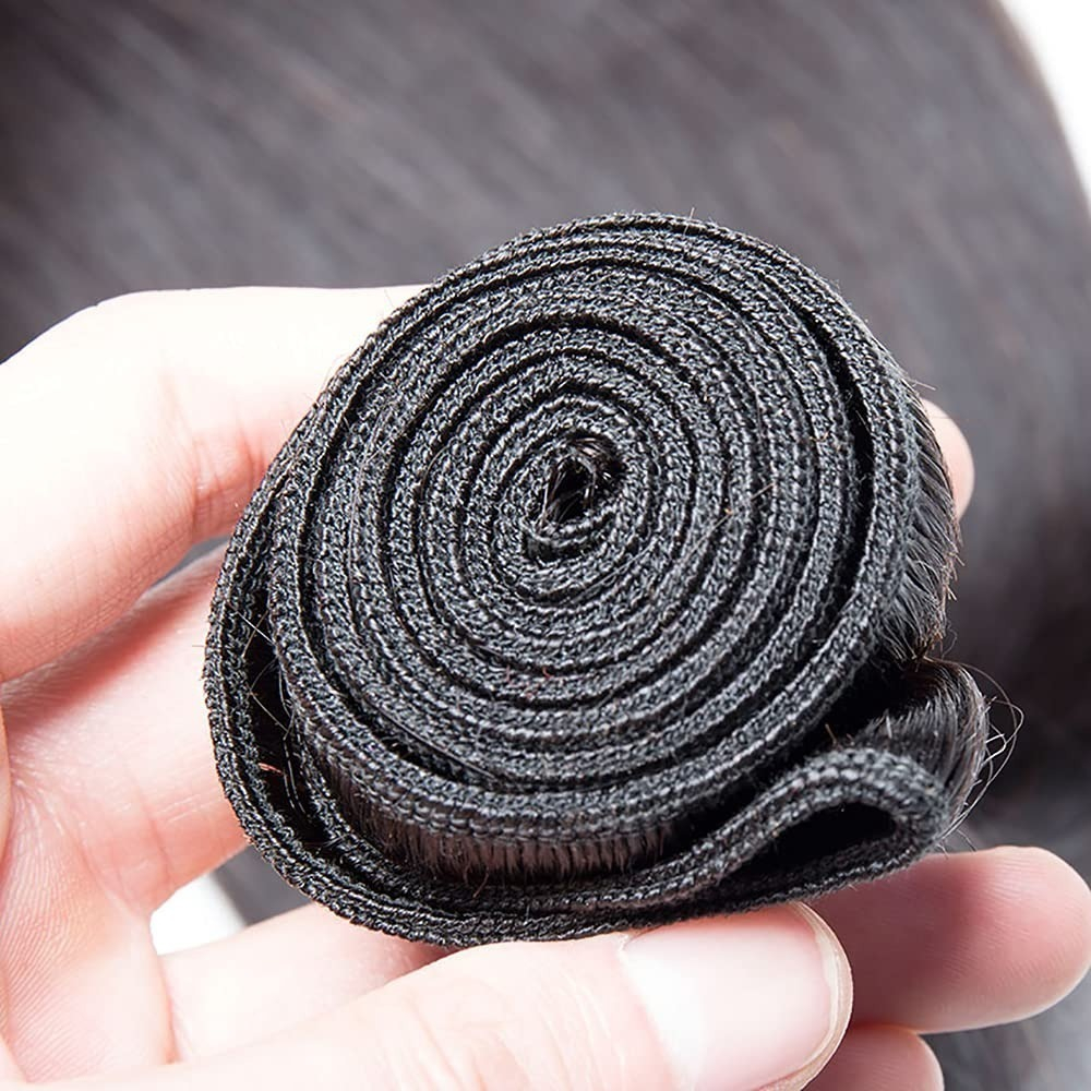 Aplique De Cabelo Humano Da Onda De Água De 65cm 100g - Imagem 4