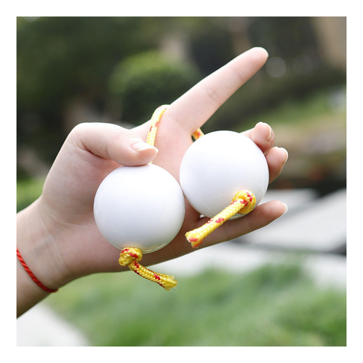 2 Pçs Bola De Musical Tambor Bola Kashaka Instrumento - Imagem 7