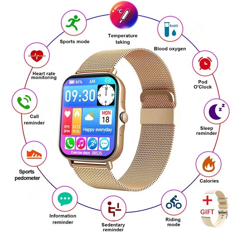 Smartwatch Bluetooth Esportivo À Prova D'água - Imagem 29