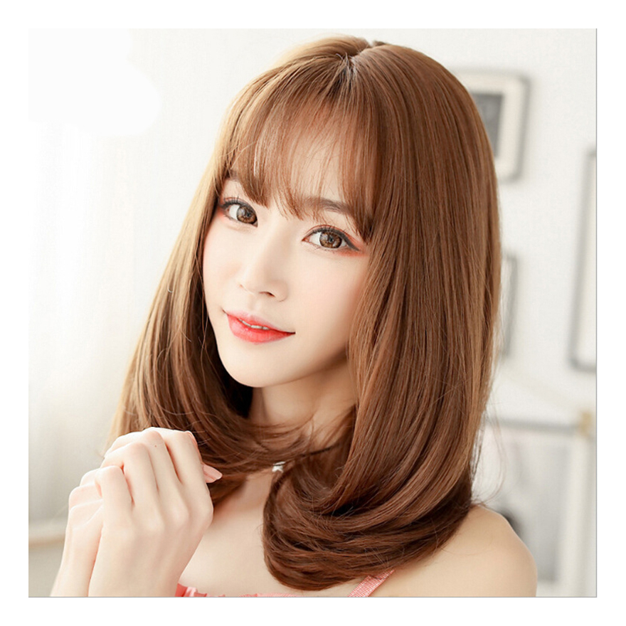 Extensão De Cabelo Feminina De Estilo Coreano Com Peruca De - Imagem 4