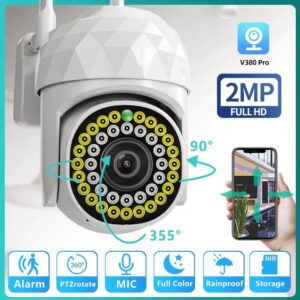 Câmera Externa Wifi Ip Prova D'água Infravermelho 1080p Yl65