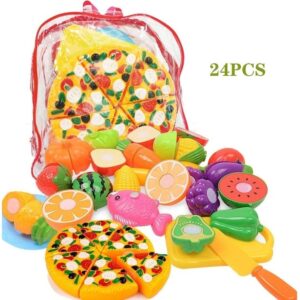 24 Brinquedos De Cozinha Infantis Para Cortar Frutas E Veget
