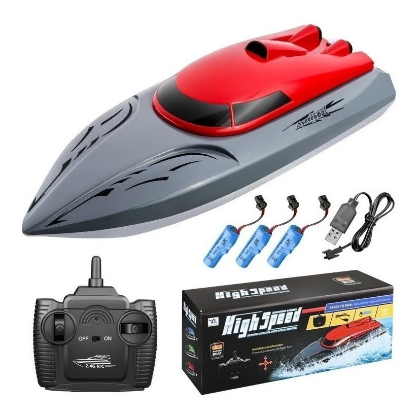 2.4g Rc Barco Elétrico Infantil Brinquedos Lancha - Imagem 16