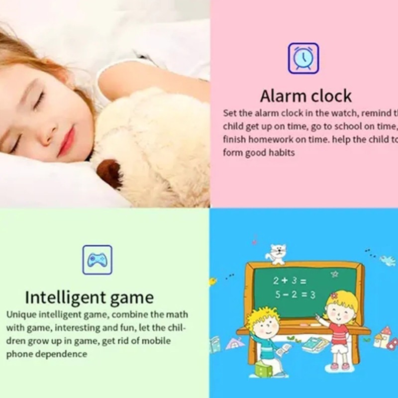 Smartwatch Infantil Q19, Jogos De Bate-papo Por Voz - Imagem 8