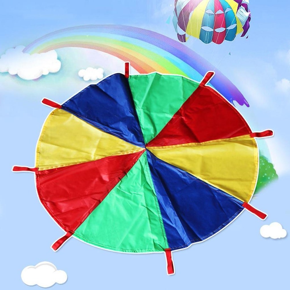 Play Parachute Tent Outdoor Games Atividades 6.5ft - Imagem 3