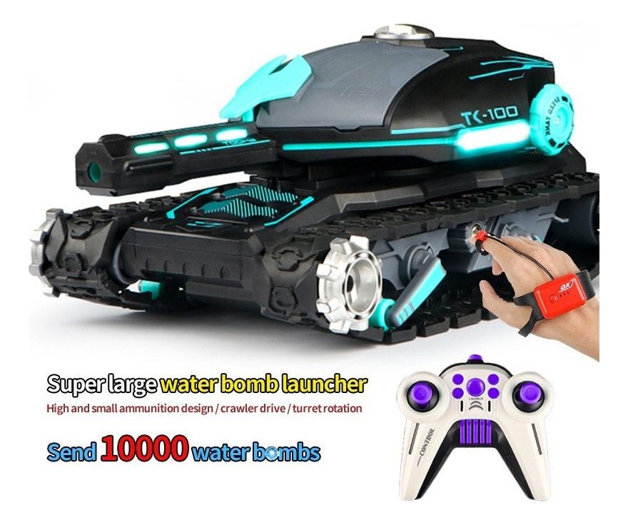 Carro De Brinquedo Tanque Com Controle Remoto Infantil
