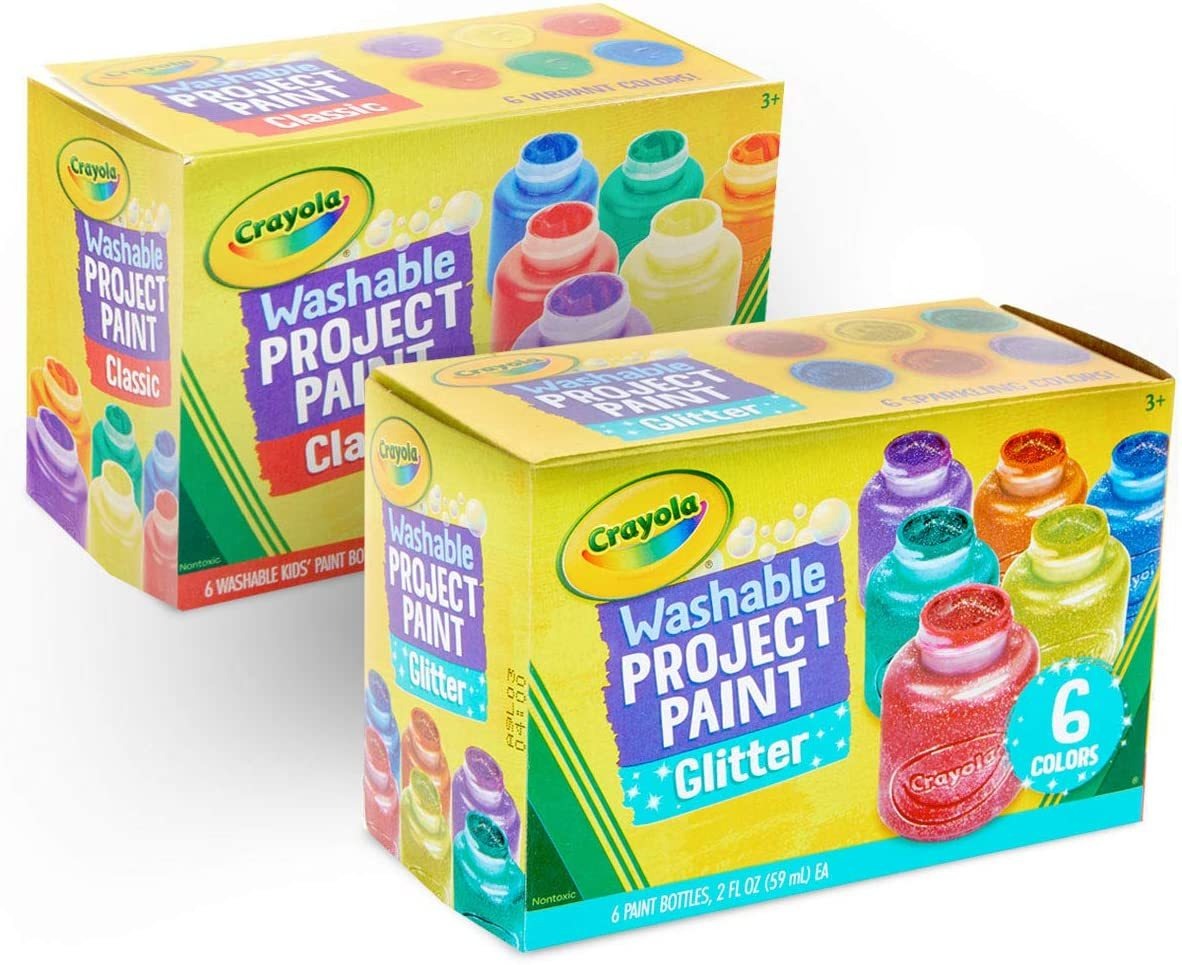 Tinta Infantil Lavável Crayola 12 Unidades Exclusiva Da Amaz - Imagem 2