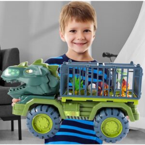 Caminhão Transportador De Cabeça De Dinossauro