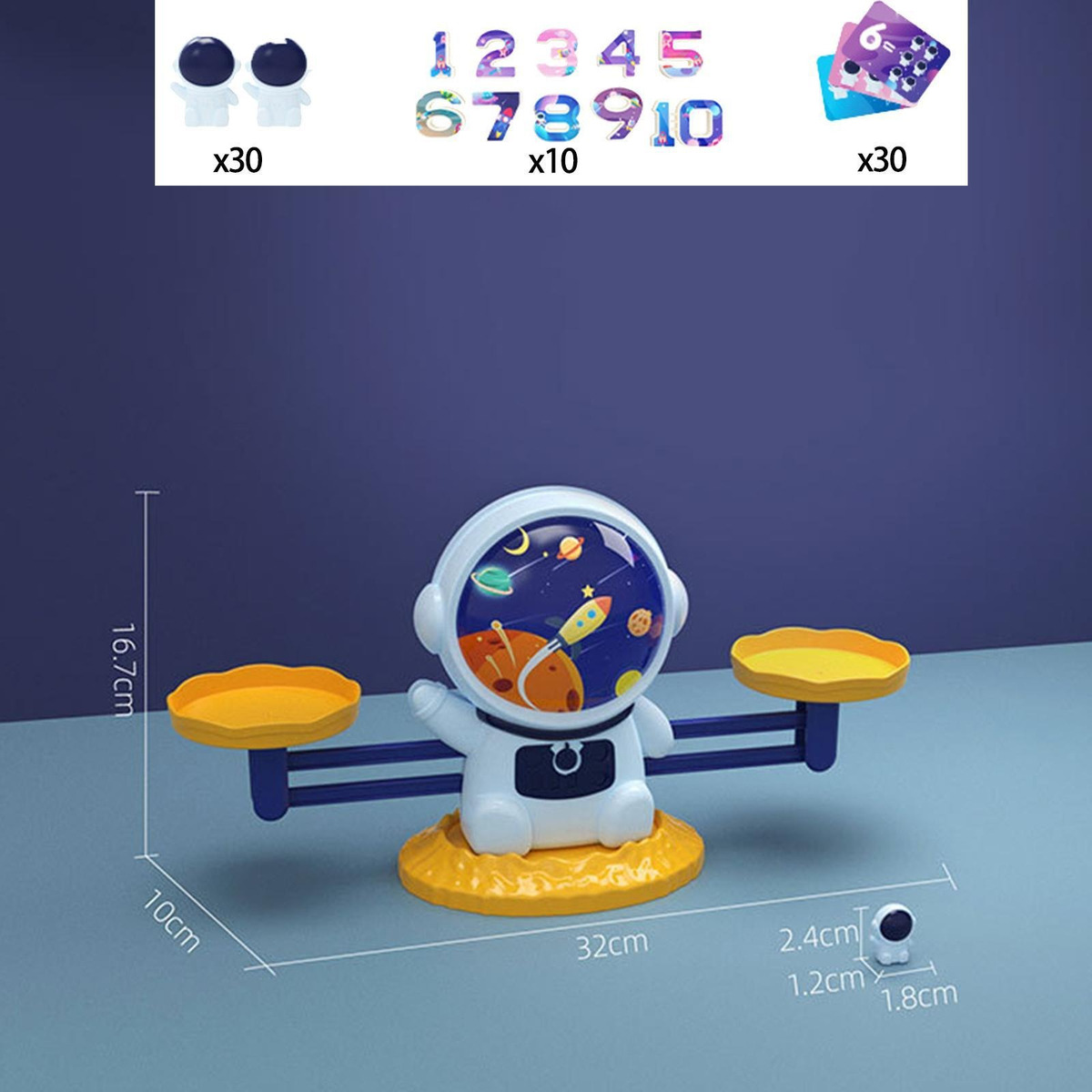 Balance Scale Number Board Game Kindergarten Learning For - Imagem 32