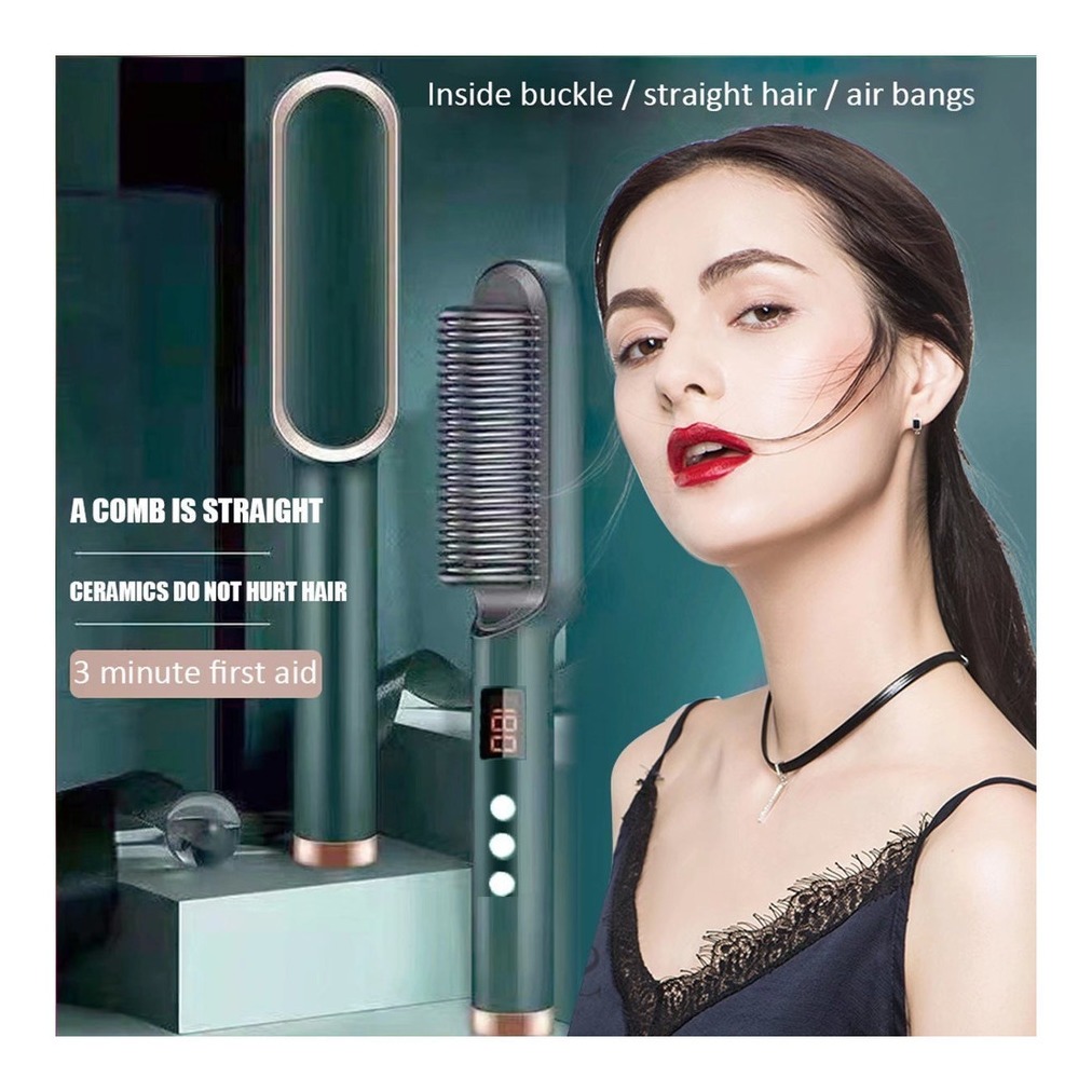 Basiqe Sleek Gold Escova Anion Cabelo Escova Basiqe Elegante - Imagem 12