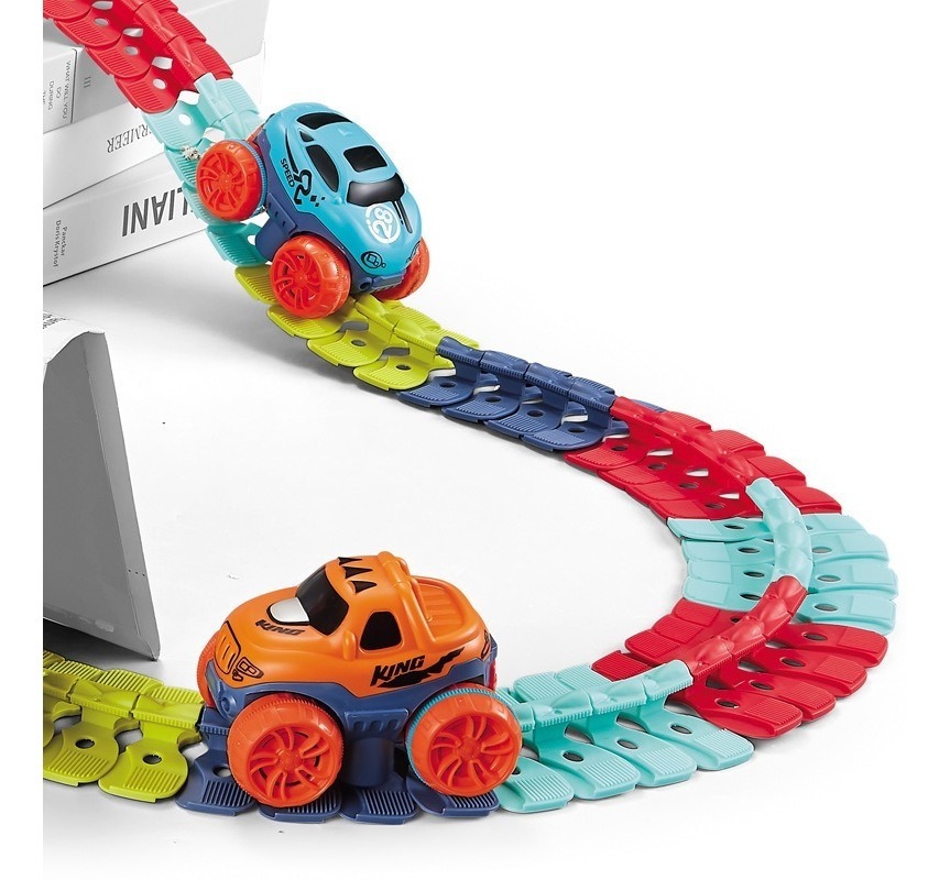 Kit 184 Pista De Carrinhos De Brinquedo Infantil - Imagem 4