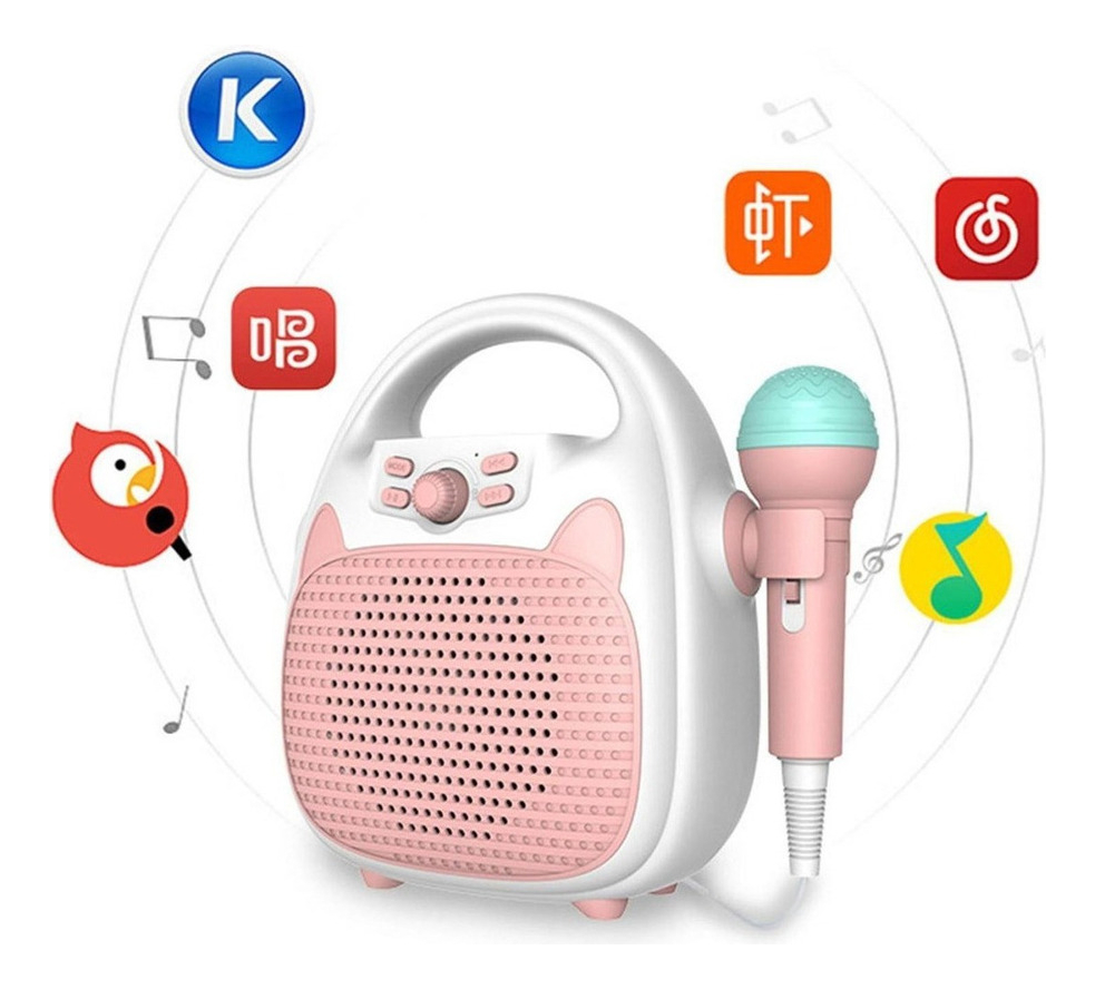 Máquina De Karaokê Para Crianças Brinquedos De Canto - Imagem 13