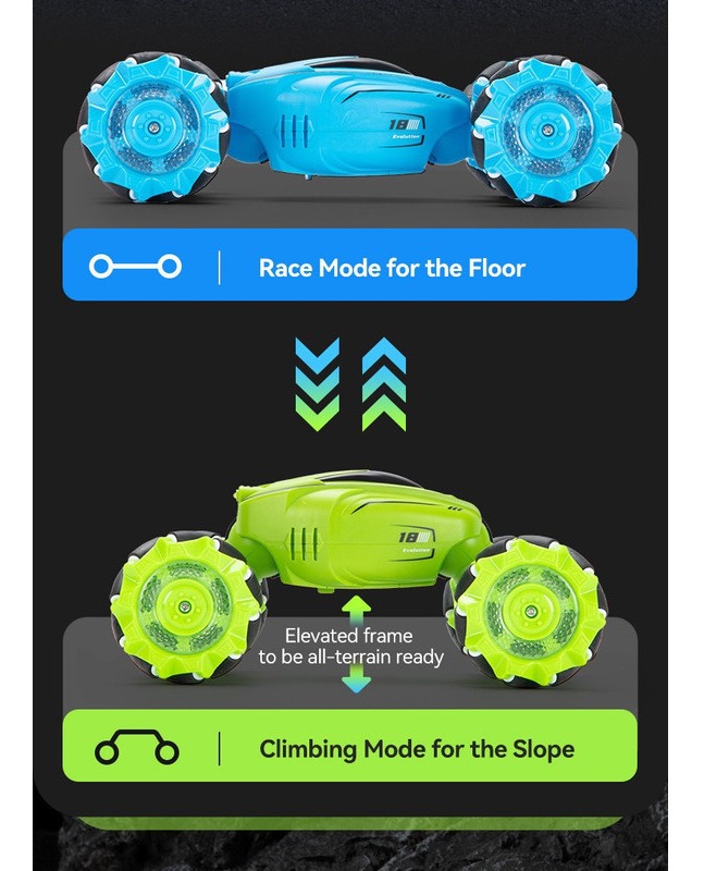 Deformação Do Controle Remoto Gesture Rc Car Drift Stunt 2.4 - Imagem 7
