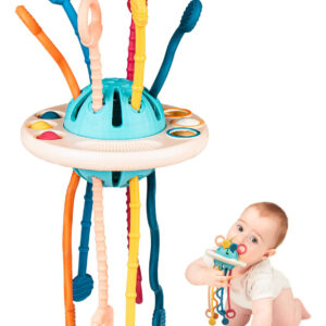 Brinquedos Infantis Ufo Pull String Activity Para Crianças D